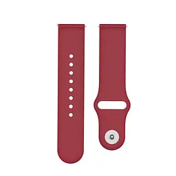 Ремінець Boorui для годинника 22 мм Sport design бордовий (з кнопкою) - мініатюра 2