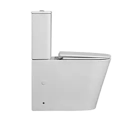 Унітаз-компакт Mixxus Bevel-0407-T1 630x350x795 мм, система змиву Tornado 1.0 MI6690, Білий - мініатюра 6