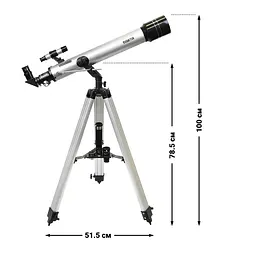 Телескоп SIGETA Dorado II 70/700 AZ з адаптером для смартфона (65345) - мініатюра 15