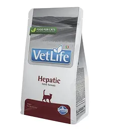 Сухий дієтичний корм для кішок Farmina Vet Life Hepatic харчування, при хронічній печінковій недостатності, 400 г