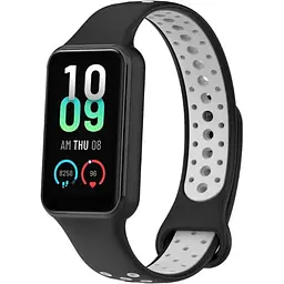 Ремінець DK Silicone Sport Band Nike для Xiaomi Redmi Smart Band 2 (016243) (black / grey)