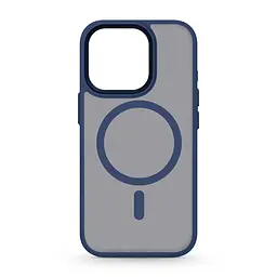 Чехол для Apple iPhone 15 Pro, Uniq MagCase, синий, противоударный, панель-накладка с MagSafe, ударопрочный TPU+PC, с магнитом MagSafe, поддержка полноценной беспроводной зарядки, ArmorStandart (ARM75300)