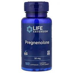 Натуральна добавка Pregnenolone 50 mg, 100 таблеток Life Extension vit0004255