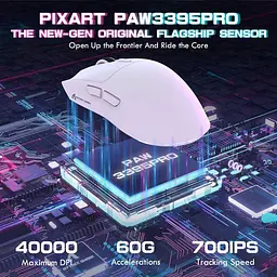 Миша Attack Shark X1 Wireless White (X1W_AS) [176676] - мініатюра 4