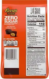 Шоколадні цукерки Reese's Zero Sugar Miniatures Chocolate Peanut Butter Cups 439г - мініатюра 2