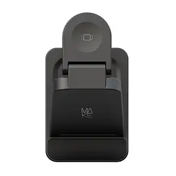 Бездротовий зарядний пристрій Make 3в1 15W PS1 - мініатюра 4