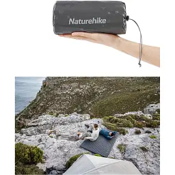 Килимок надувний Naturehike CNH22DZ018 196х64х7cm Green - мініатюра 6