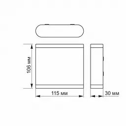 LED Світильник архітектурний AR06 IP54 VIDEX 6W 2700K білий - мініатюра 4