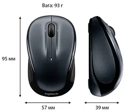 Мишка Logitech M325s Wireless Dark Silver (910-006812) - мініатюра 10