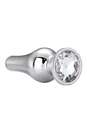 Анальна пробка Gleaming Love Pleasure Plug L 12.7 см (срібляста) - мініатюра 3
