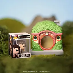 Набір фігурок Funko Bitty Pop! Towns Володар перснів Фродо Беггінс і хатинка (83685) - мініатюра 5