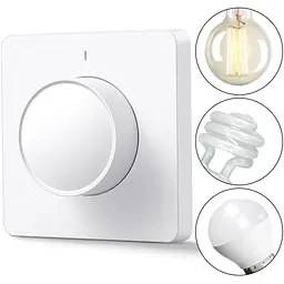 Розумний вимикач Tuya Smart WiFi Dimmer White ZSWKD [109125] - мініатюра 3