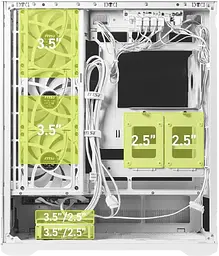 Корпус MSI MAG Pano 110R PZ ARGB White - мініатюра 2