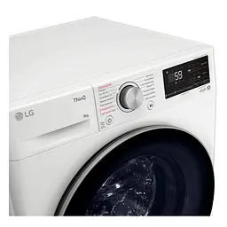 Пральна машина LG фронтальна, 9кг, 1400, A+++, 57см, дисплей, пара, інвертор, білий (F4V5VS1WW) - мініатюра 9