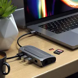 Адаптер Satechi USB4 Multiport Adapter with 8K HDMI Space Gray (ST-U4MA3M) - мініатюра 6