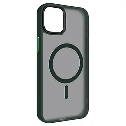 Чохол ArmorStandart Uniq Magsafe для Apple iPhone 15 Plus Dark Green (ARM75323)