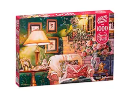 Пазли CherryPazzi Поетичне чаювання, 1000 елементів, 50x70 см, 30592