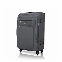 Валіза з розширенням Wings 2501 мала 38л сіра (2501-S-Grey)