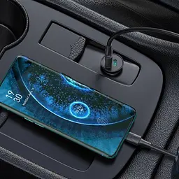 Автомобільний зарядний пристрій Baseus Circular Metal PPS Quick Charger 30W Support VOC CCYS-C01 Black - мініатюра 8