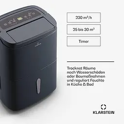Осушувач повітря Klarstein DryFy Connect 30л (10045539) - мініатюра 4