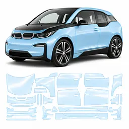 Антигравійна захисна бронеплівка за лекалами для BMW i3 I01 2013-2022 - повний кузов