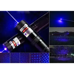 Потужна лазерна указка Синій Промінь 10000 метрів 100 мВт Laser 303 - мініатюра 2