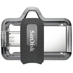 USB флеш накопичувач SanDisk 64GB Ultra Dual Black USB 3.0 OTG (SDDD3-064G-G46)