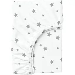 Простирадло Cosas на резинці 90х200 grey stars cs1, білий (StarGrey_90x200x20)