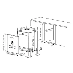 Посудомийна машина BEKO BDIN25325 - мініатюра 6
