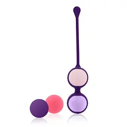 Вагінальні кульки Rianne S Pussy Playballs Nude, 4 шт., бежевий - мініатюра 3