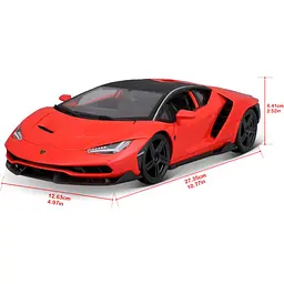 Ігрова автомодель Maisto Lamborghini Centenario 1:18 (31386 orange) - мініатюра 6