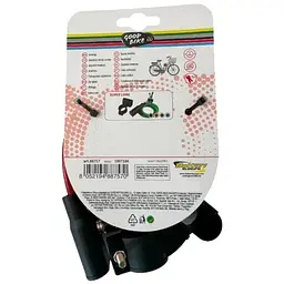 Велозамок Good Bike Super Long тросовий з кріпленням Ø6 x 900 мм червоний (88757R-IS) - мініатюра 3