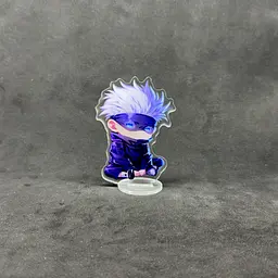 Акрилова колекційна фігурка Chibi Аниме: Магічна битва/Jujutsu Kaisen Сатору Годжо 10см - мініатюра 2