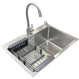 Комплект мийка + змішувач Romzha Arta U-600S (C) - мініатюра 3