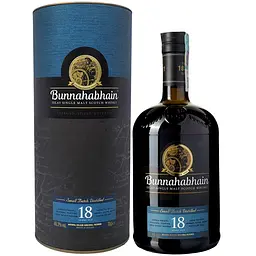 Віскі Bunnahabhain 18 yo Single Malt Scotch Whisky 46.3% 0.7 л