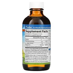 Вітаміни та мінерали Carlson Labs Vitamin B6 Liquid, 120 мл - Ягідний лимонад - мініатюра 2