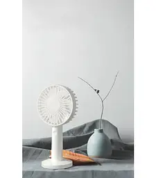 Вентилятор Xiaomi Qualitell Handheld Fan портативний на акумуляторі ручний білий - мініатюра 4