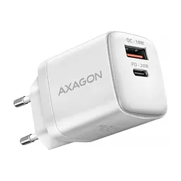 Зарядний пристрій AXAGON 1xUSB QC3.0 + 1xUSB-C PD20W white (ACU-PQ20W) - мініатюра 2
