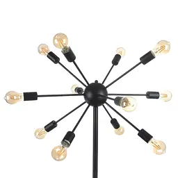Торшер підлоговий лофт BL-346F/12 E27 BK - мініатюра 2