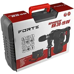 Перфоратор Forte SDS-Plus RH 38-19 RV 1.9 кВт 38 мм (133495) - мініатюра 9