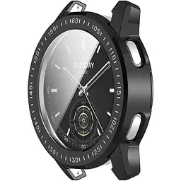 Захисний чохол Tamister для смартгодинника Xiaomi Mi Watch Color 2 з плівкою чорний