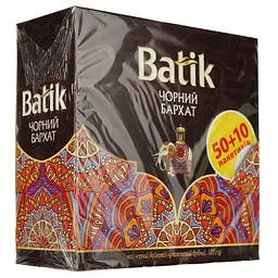 Чай чорний Batik Чорний бархат купажований 120 г (60 шт. х 2 г) - мініатюра 2