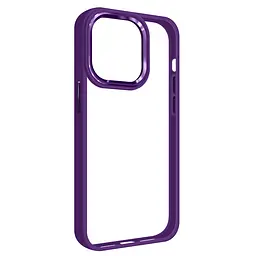 Чехол для Apple iPhone 14 Pro, UNIT2, фиолетовый, ударопрочный, прозрачный противоударный чехол-накладка из TPU и поликарбоната (PC), с защитными бортиками, защита всего корпуса от ударов и царапин, ArmorStandart (ARM69948)