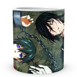 Кухоль GeekLand Black Butler Темний Дворецький on the ground BU.02.06 330 мл білий - мініатюра 3
