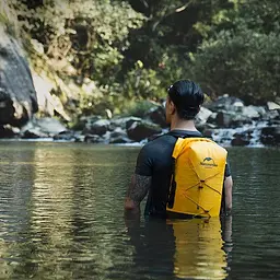 Рюкзак водонепроникний Naturehike NH21FSB04, 30 л бежевий - мініатюра 5
