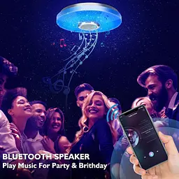 Світлодіодний світильник ZXICH 36 Вт з Bluetooth-динаміком, розумний з дистанційним керуванням та керуванням APP, RGBW - мініатюра 5