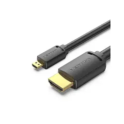 Кабель мультимедійний HDMI M to HDMI micro M 1.0m 4K60Hz black Vention (AGIBF)