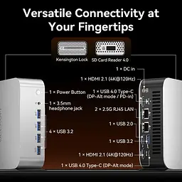 Неттоп Geekom A9 Max 32/1TB (GMA9MAXRAI9HX370-321T-EU) [157859] - мініатюра 6