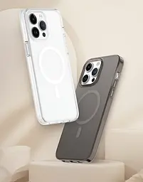 Чохол Vokamo для iPhone 15 Plus з магнітом Glacier білий матовий - мініатюра 9