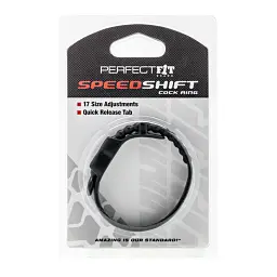 Ерекційне кільце Perfect Fit Speed Shift Black (чорний) - мініатюра 6